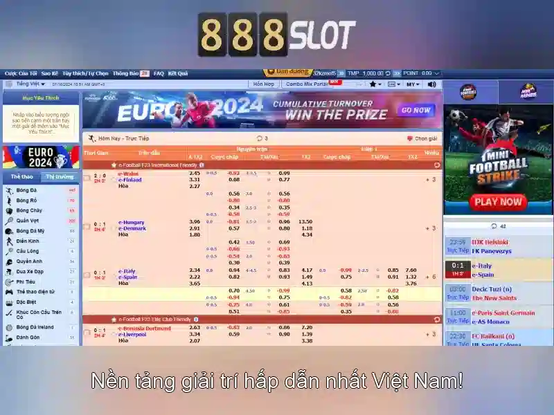 Giao diện nhà cái hoàn hảo